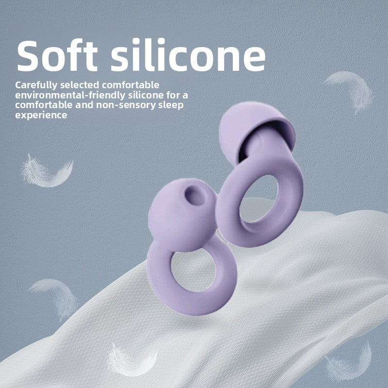 Silicone Soundproof Earplugs for Noise Reduction